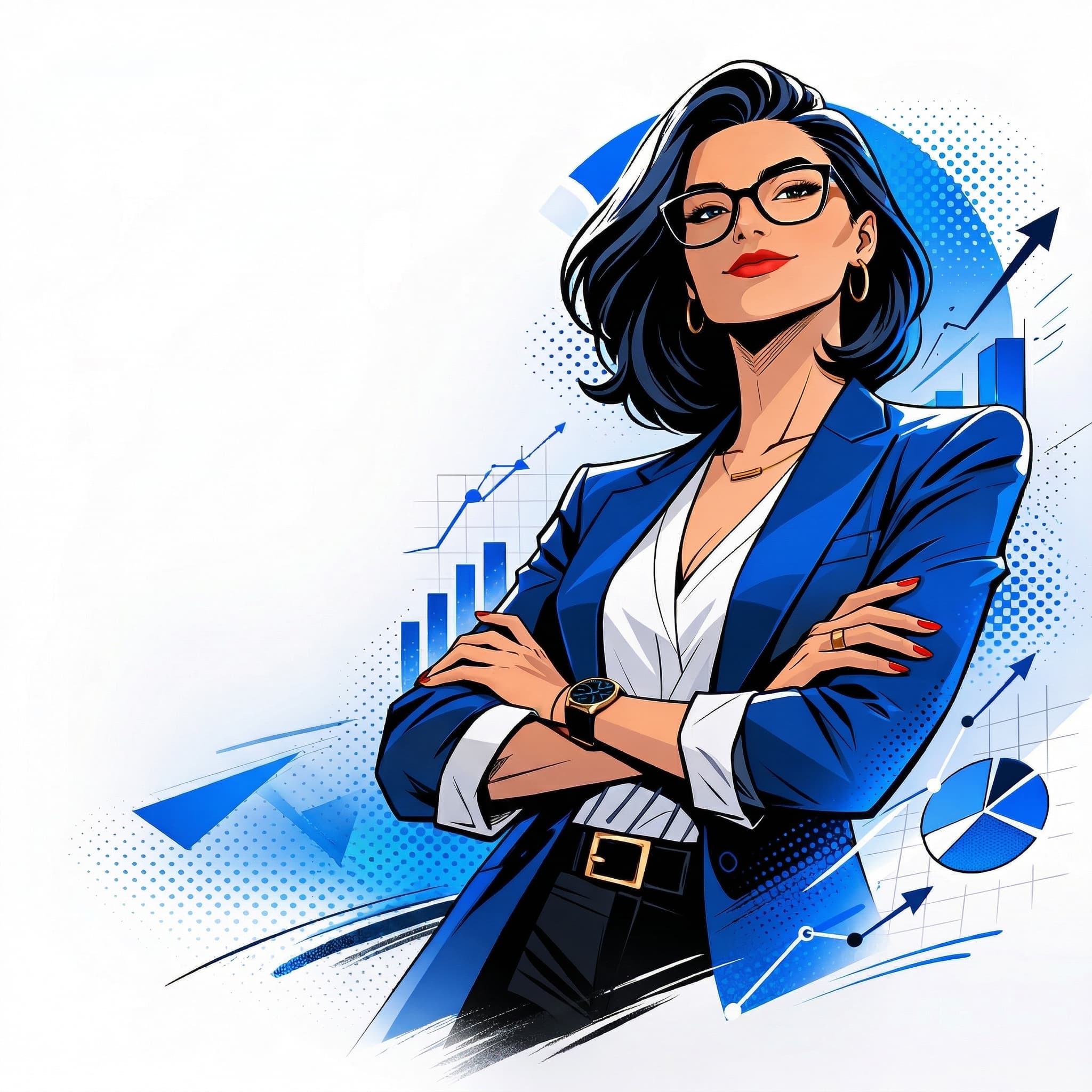 Martha, AI CMO (AI-generated illustration)